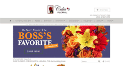 Desktop Screenshot of celiasfloral.com